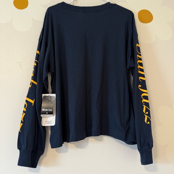 NWT 47 Brand Women’s NBA Utah Jazz Long Sleeve Tee - Navy and Gold - Picture 5 of 8